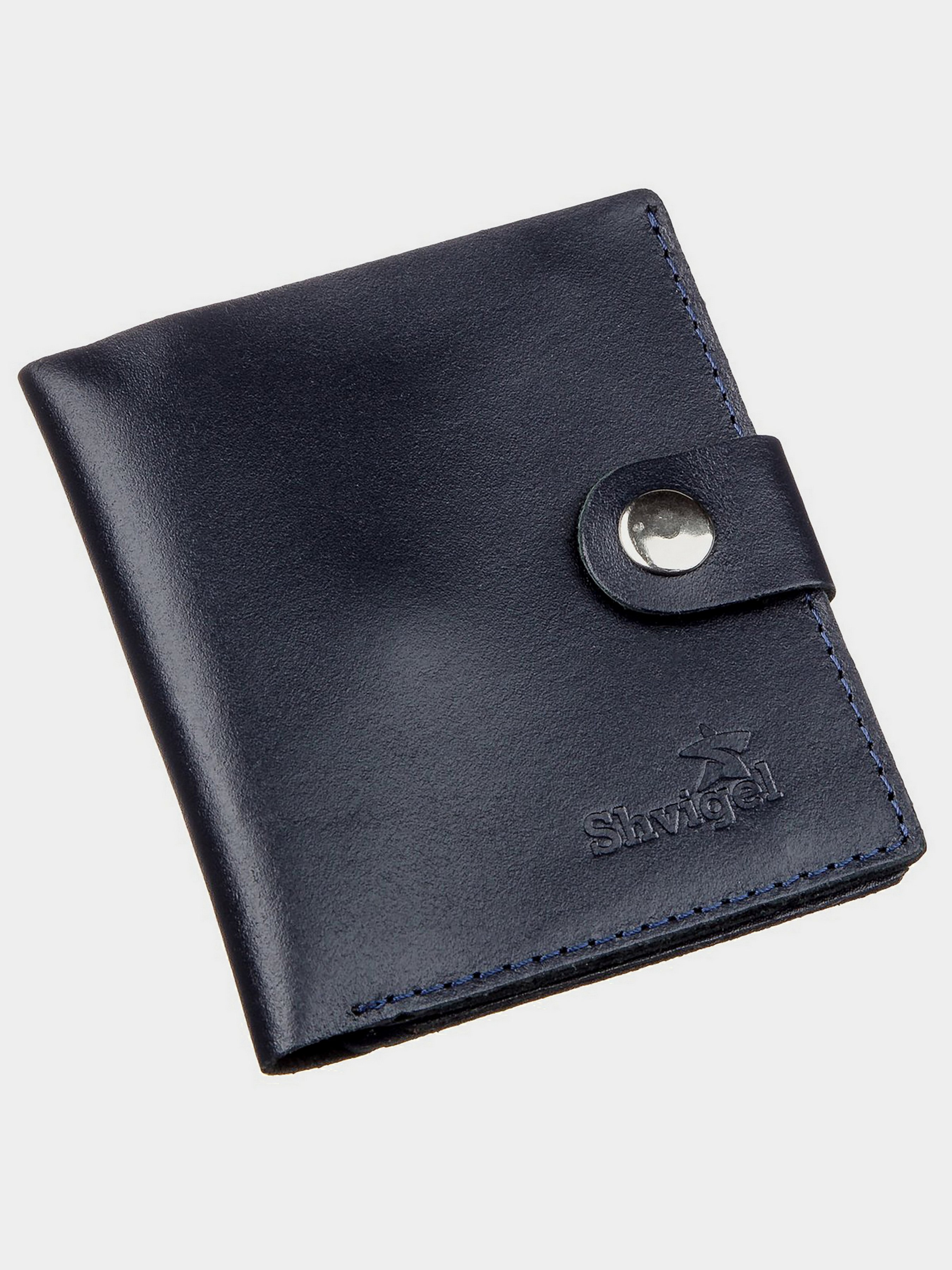 Shvigel Портмоне (bag24_16224) Чоловіче колір - Синій матеріал - Шкіра Shvigel - купити в Україні