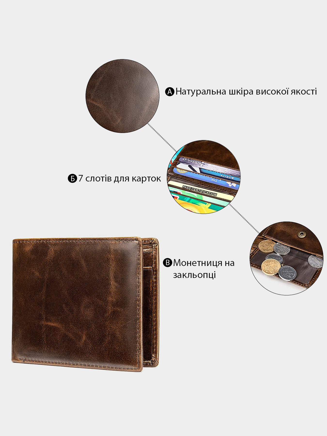 Портмоне Vintage модель bag24_20240 Фото