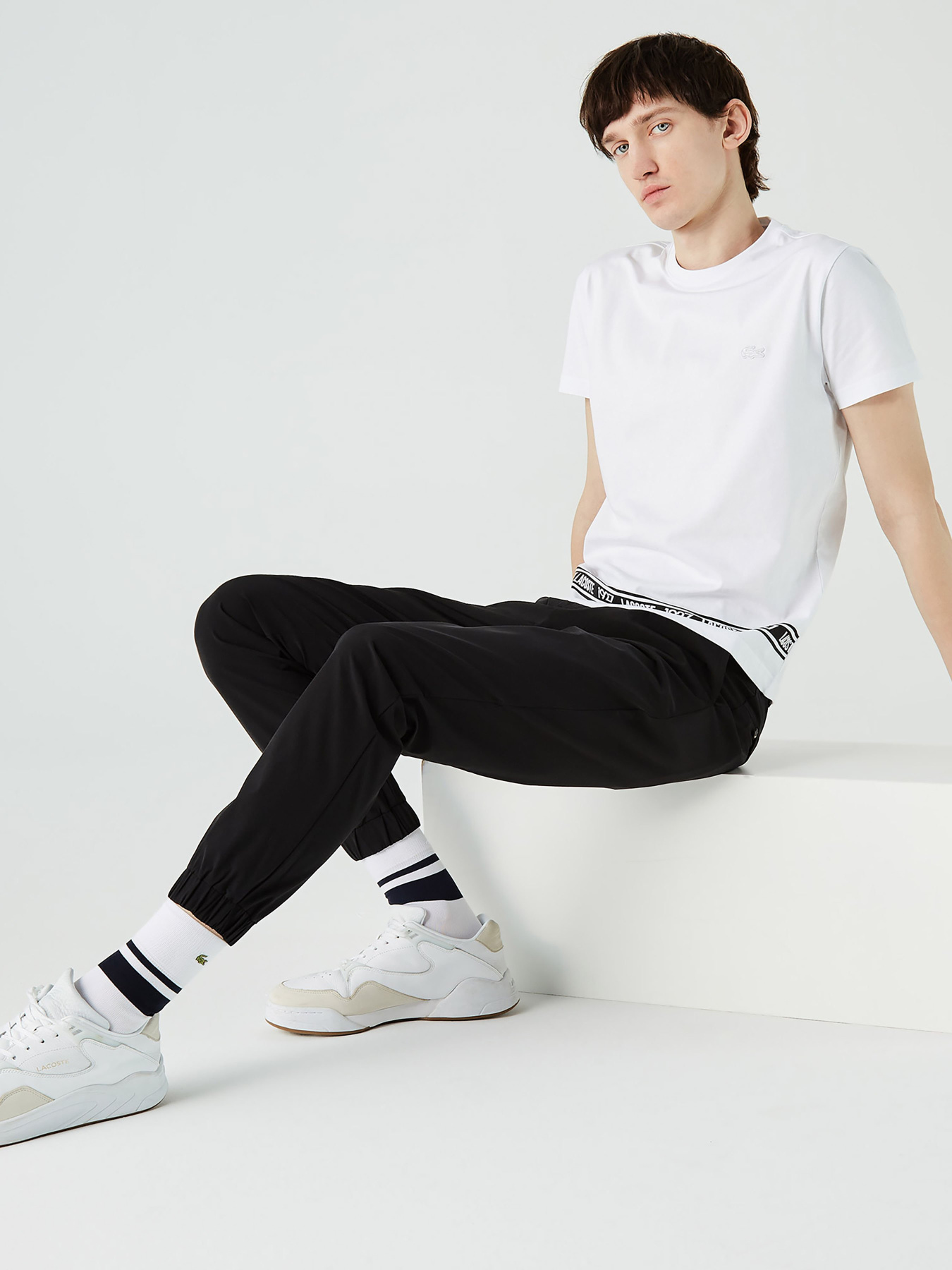 Футболка Lacoste модель TH024646B Фото