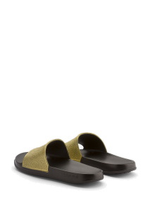 Шлепанцы COQUI модель 7082 Black/Gold glitter Фото