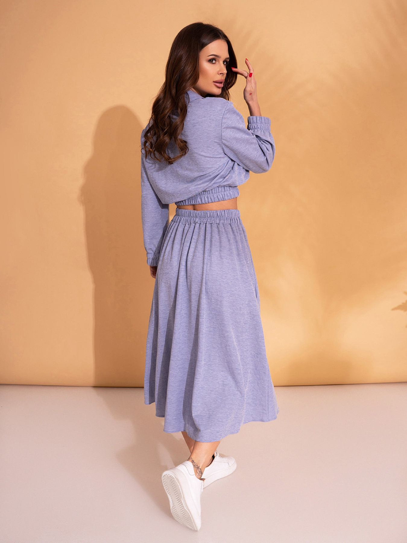 Костюм ISSA Plus модель SA-534_голубой Фото