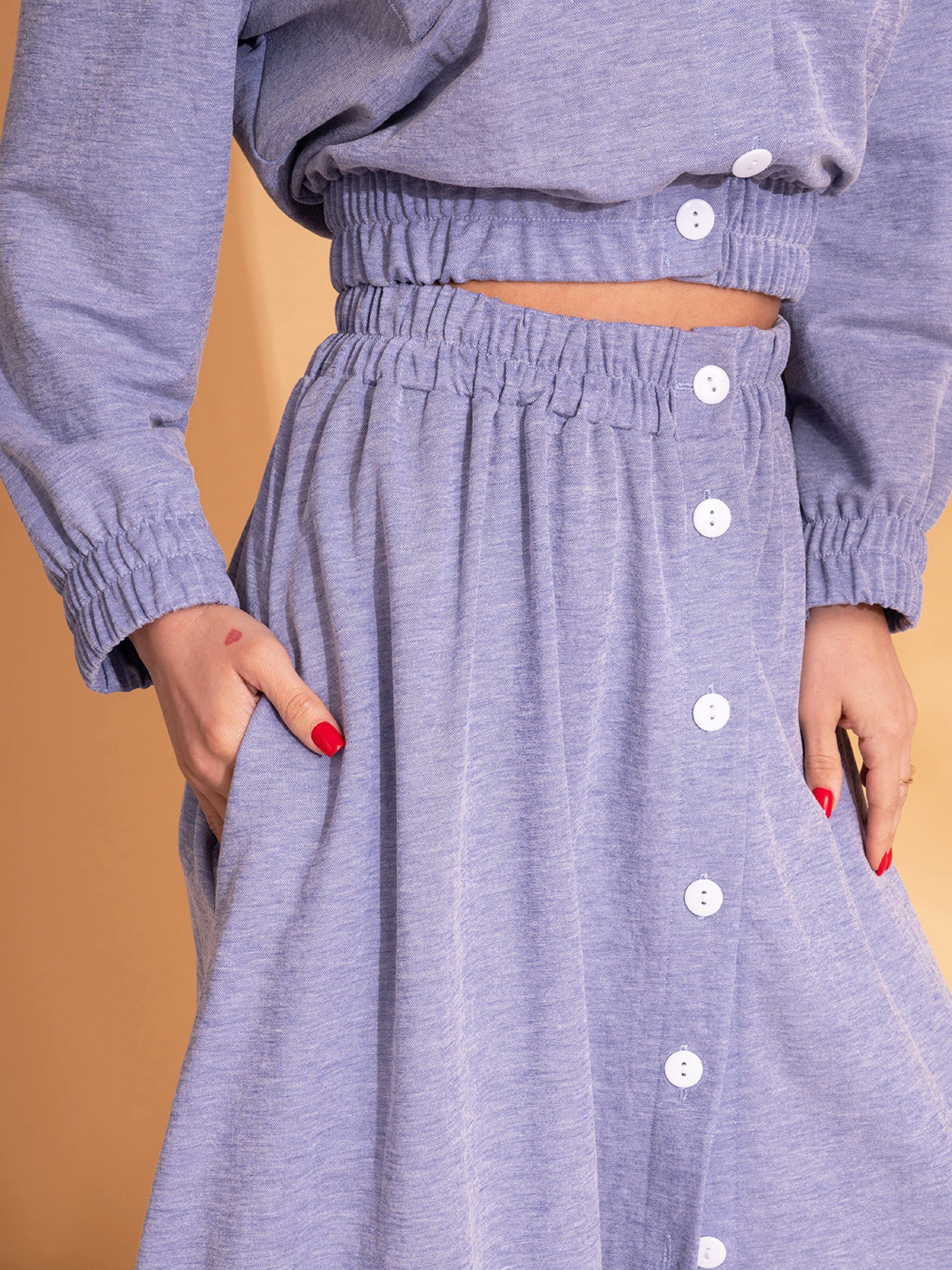 Повседневный костюм ISSA Plus модель SA-534_голубой Повседневный костюм ISSA Plus модель SA-534_голубой Фото