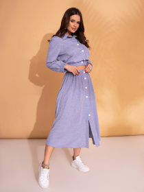 Повседневный костюм ISSA Plus модель SA-534_голубой Повседневный костюм ISSA Plus модель SA-534_голубой Фото