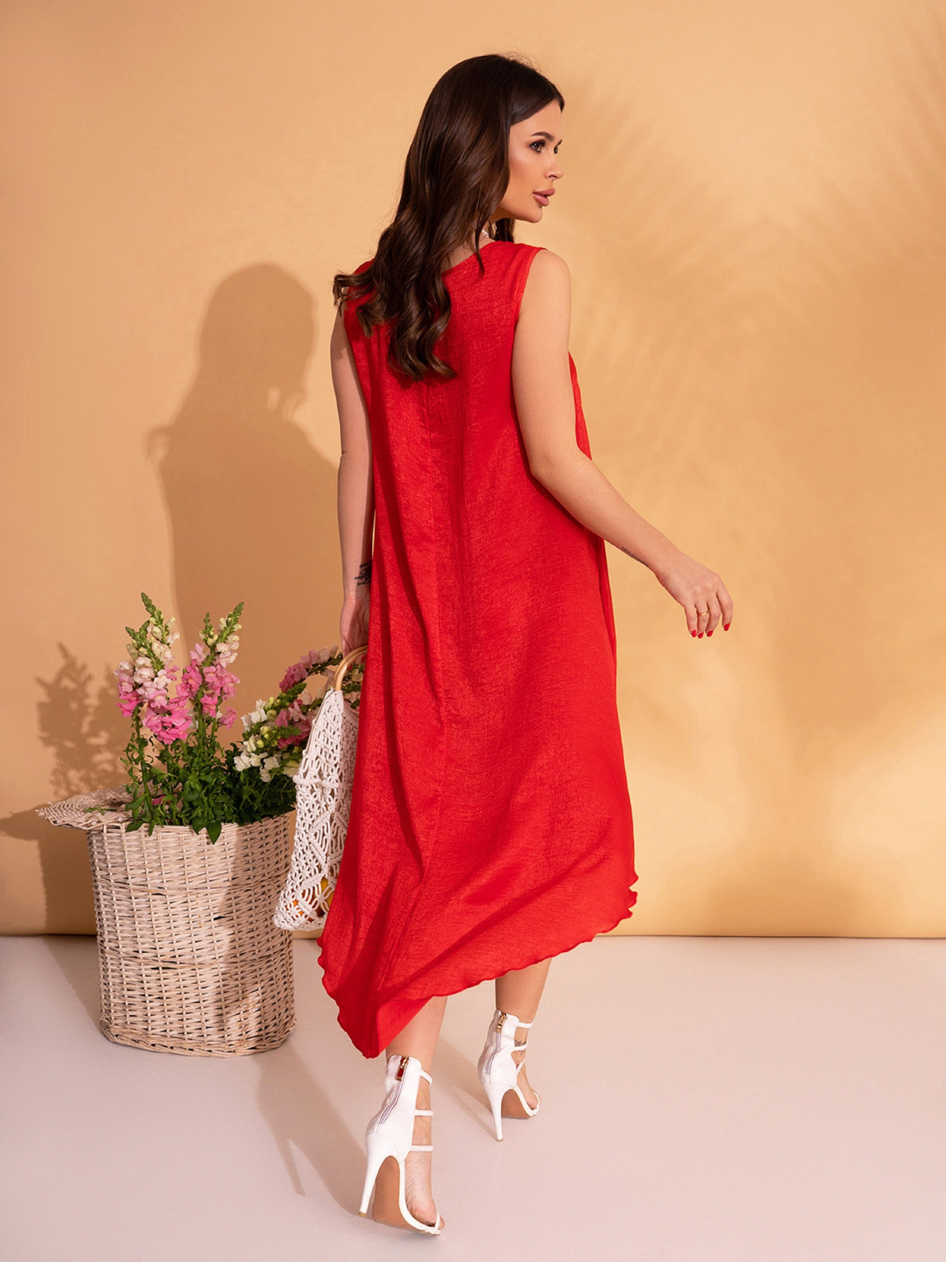 Сарафан ISSA Plus модель 10800A_красный Фото