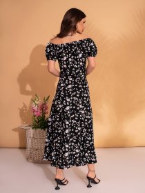 Сукня міді ISSA Plus модель 14699_черный Фото