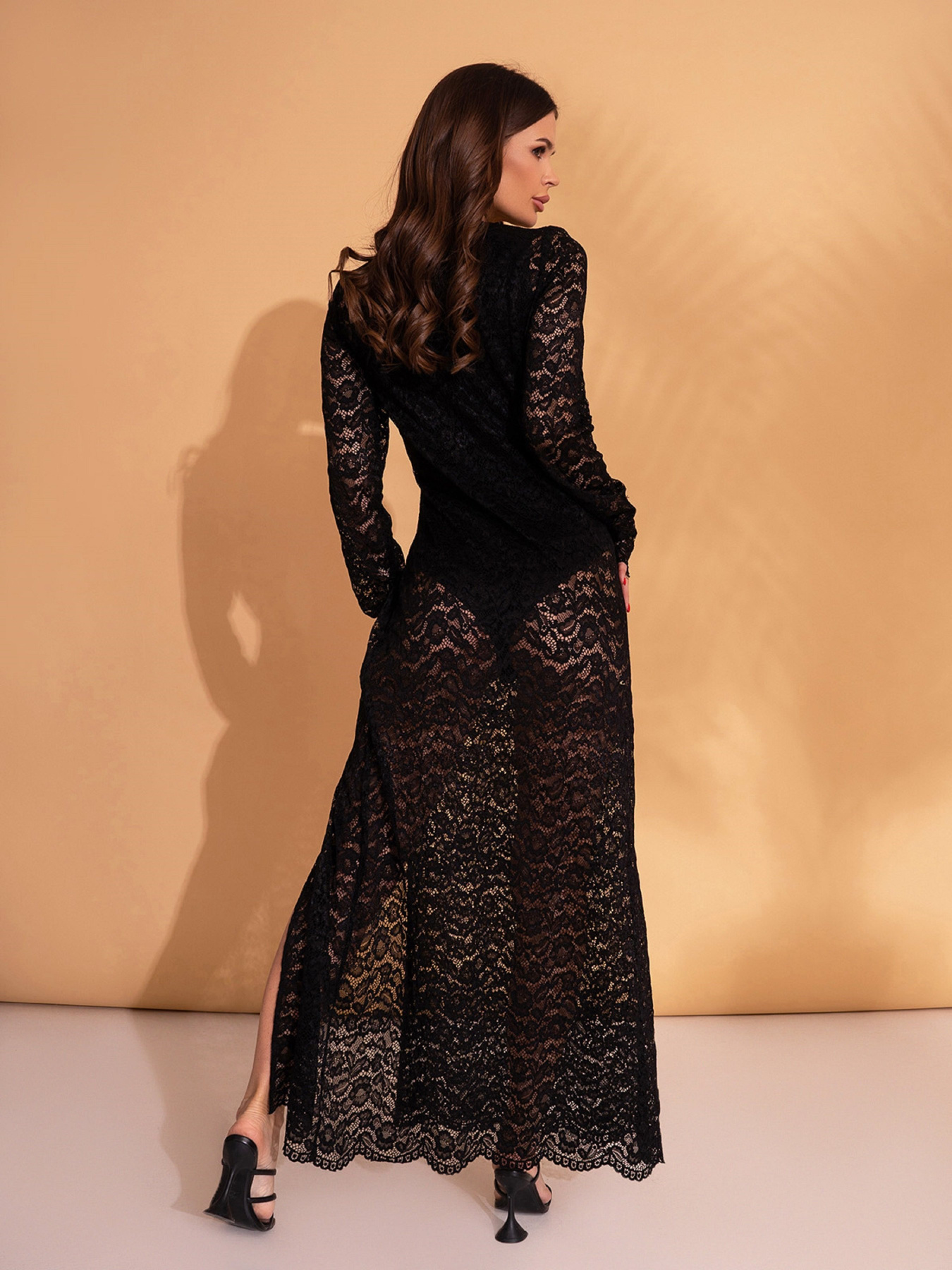 Платье макси ISSA Plus модель 14704_черный Фото