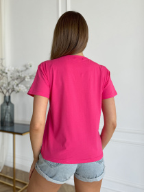Футболка ISSA Plus модель WN20-631_малиновый Фото