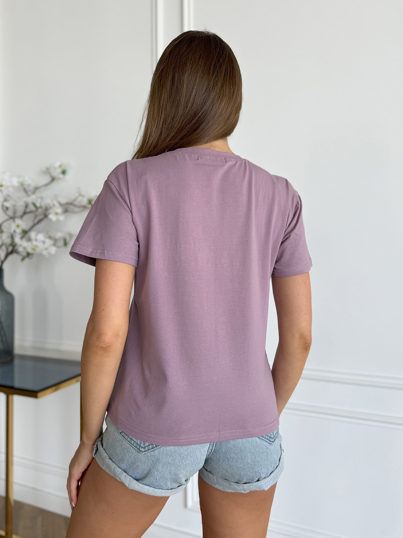 Футболка ISSA Plus модель WN20-631_сиреневый Фото