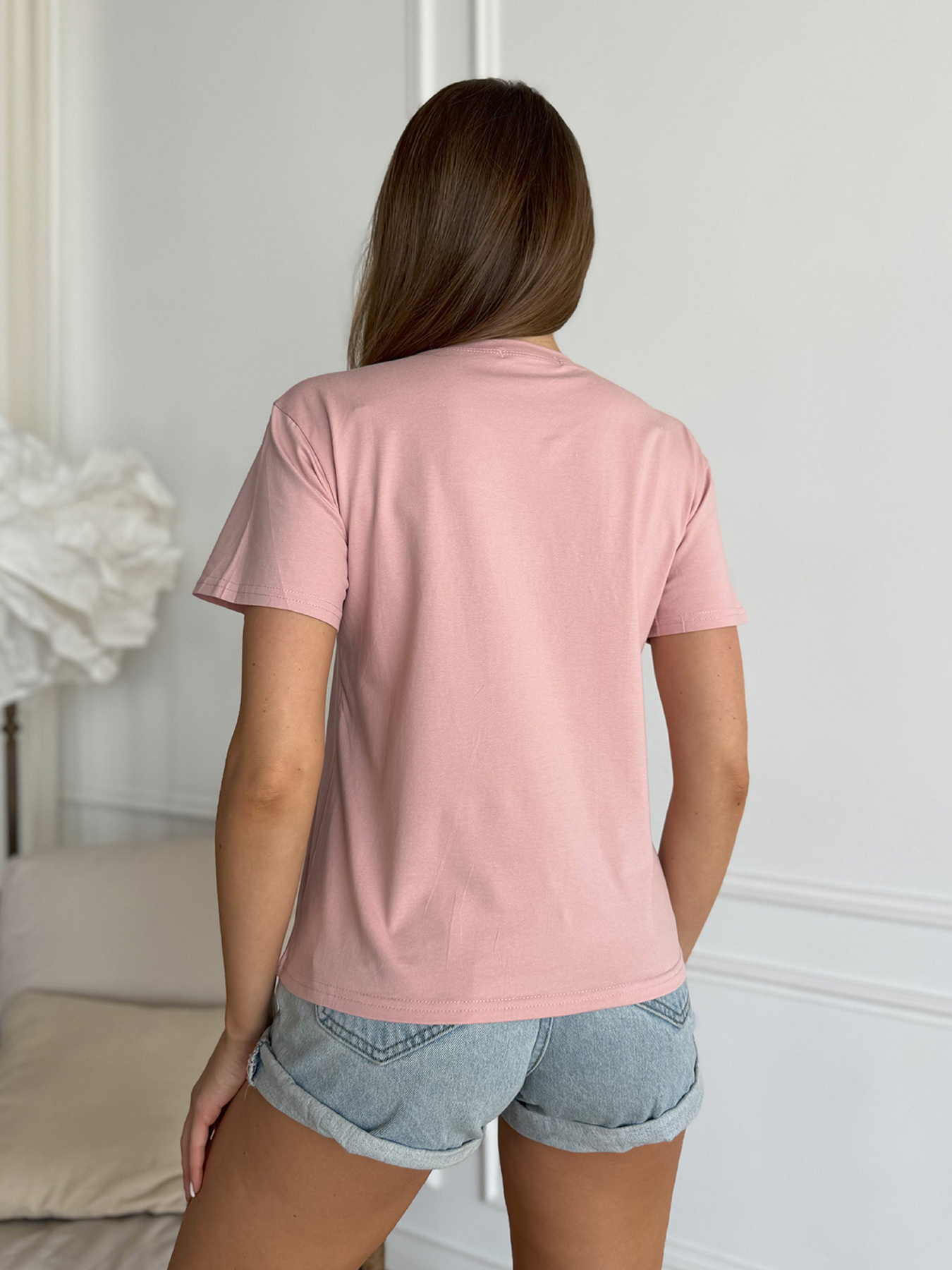 Футболка ISSA Plus модель WN20-631_темно_розовый Фото