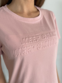 Футболка ISSA Plus модель WN20-631_темно_розовый Фото