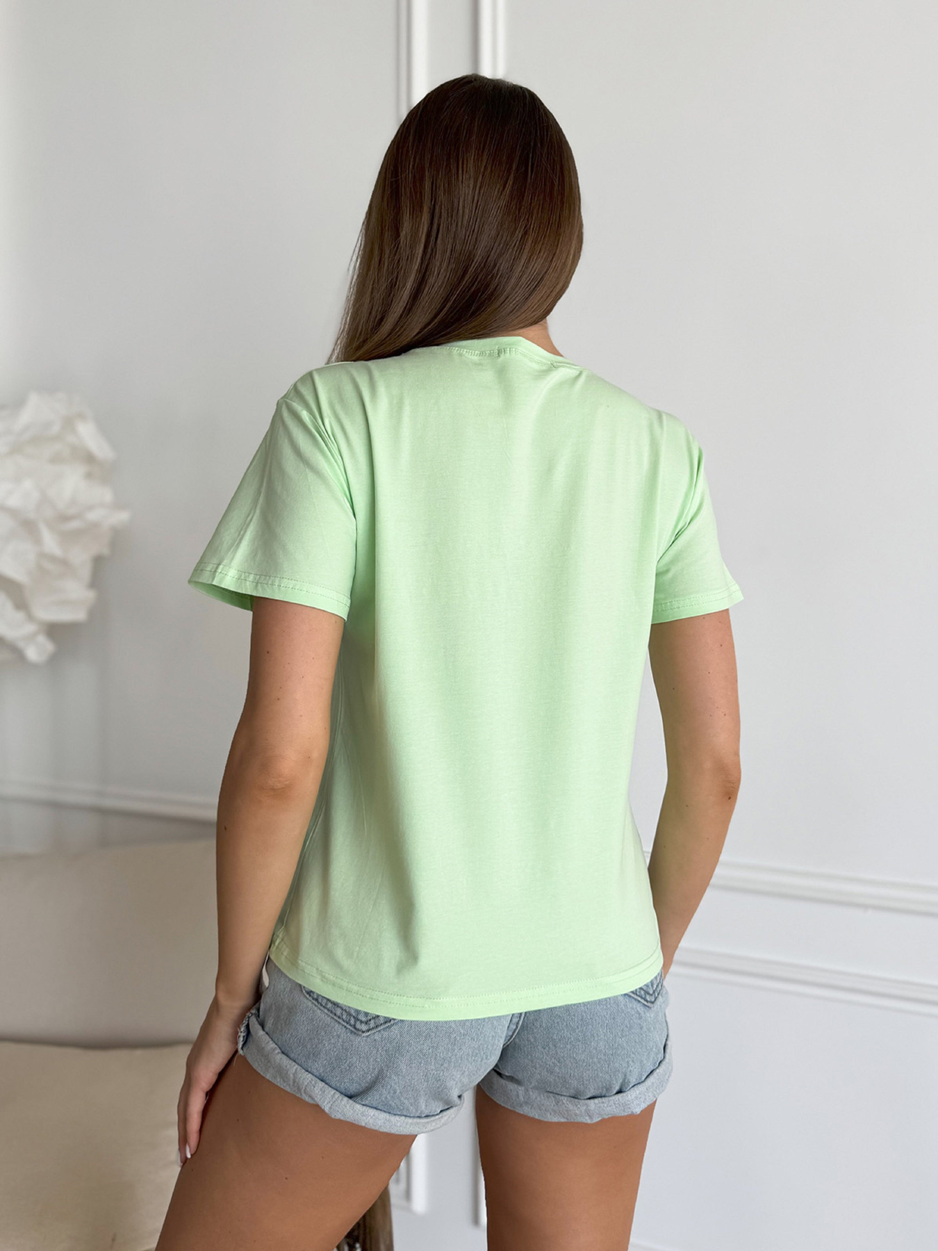 Футболка ISSA Plus модель WN20-631_салатовый Фото