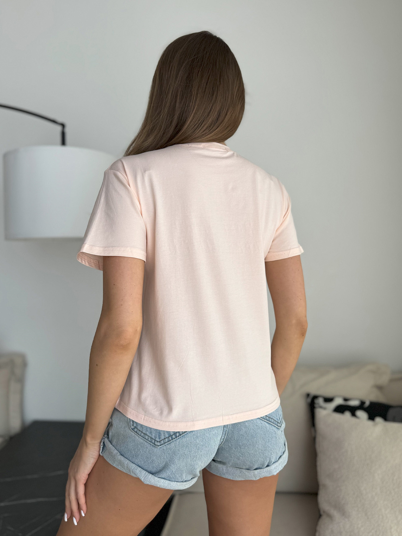 Футболка ISSA Plus модель WN20-631_розовый Фото