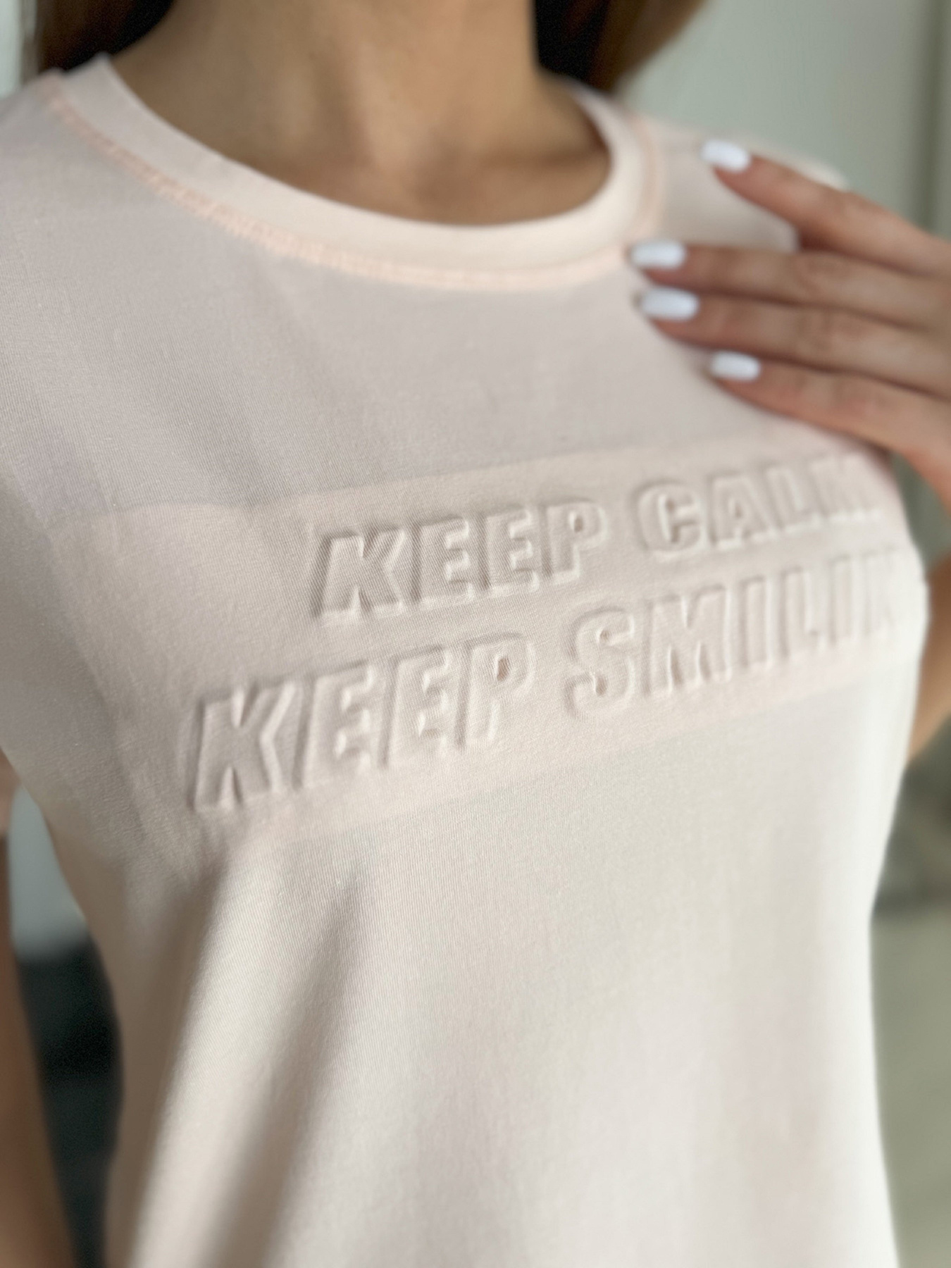 Футболка ISSA Plus модель WN20-631_розовый Фото