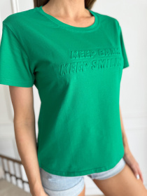 Футболка ISSA Plus модель WN20-631_зеленый Фото