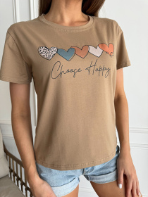 Футболка ISSA Plus модель WN20-632_бежевый Фото