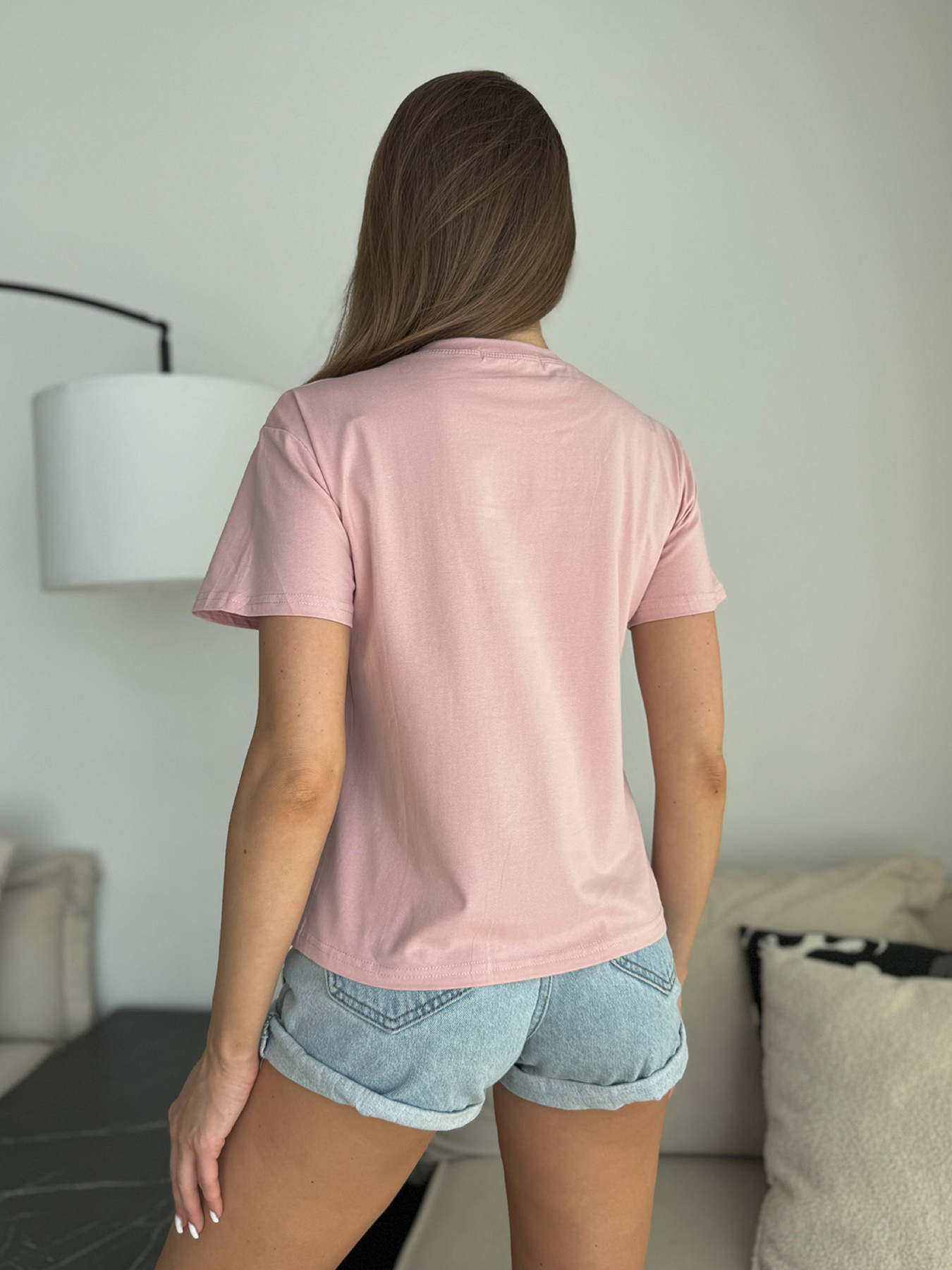 Футболка ISSA Plus модель WN20-632_темно_розовый Футболка ISSA Plus модель WN20-632_темно_розовый Фото