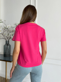 Футболка ISSA Plus модель WN20-632_малиновый Фото
