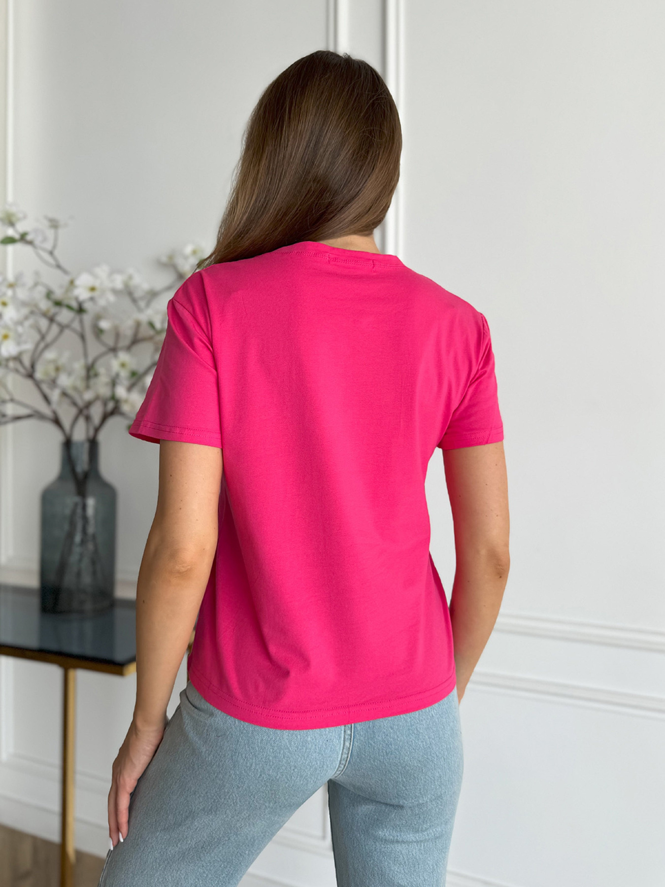 Футболка ISSA Plus модель WN20-632_малиновый Фото