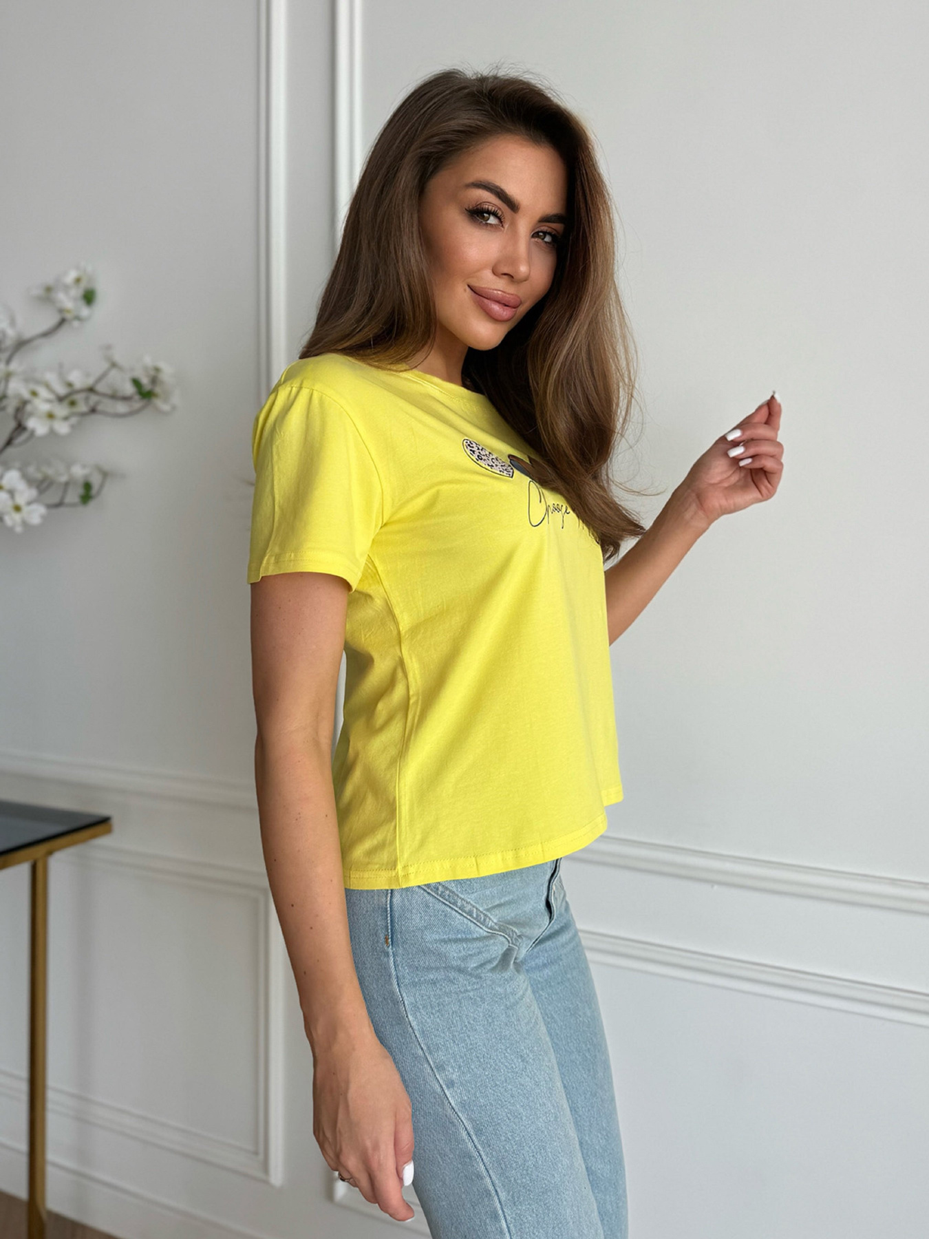 Футболка ISSA Plus модель WN20-632_желтый Фото