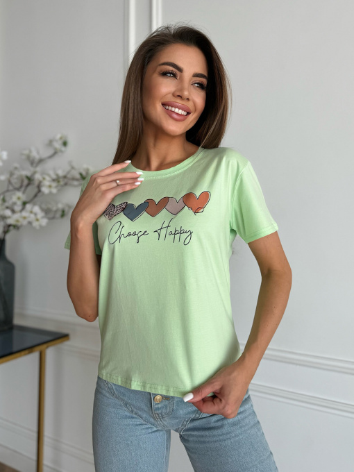 Футболка ISSA Plus модель WN20-632_салатовый Фото