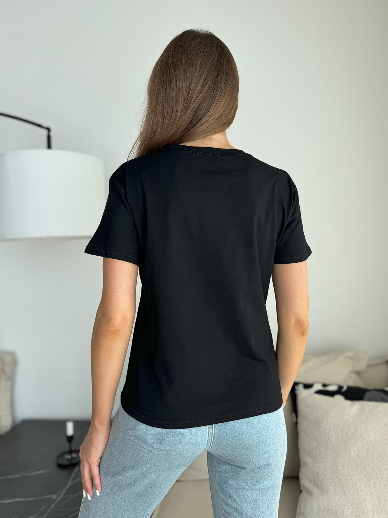 Футболка ISSA Plus модель WN20-632_черный Футболка ISSA Plus модель WN20-632_черный Фото