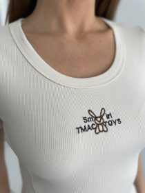 Футболка ISSA Plus модель WN20-633_светло_бежевый Фото