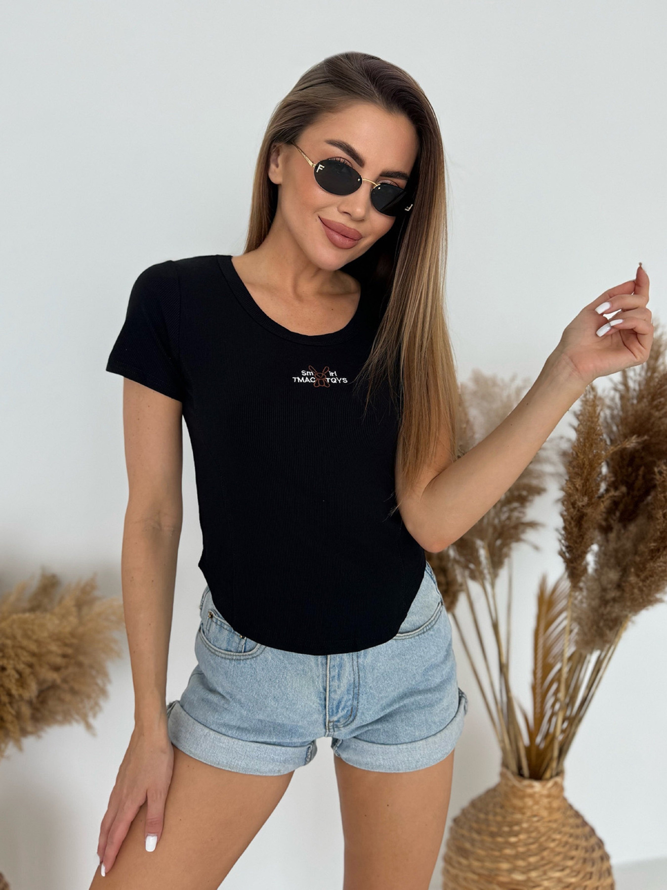 Футболка ISSA Plus модель WN20-633_черный Фото