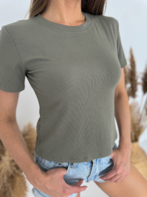 Футболка ISSA Plus модель WN20-634_хаки Фото