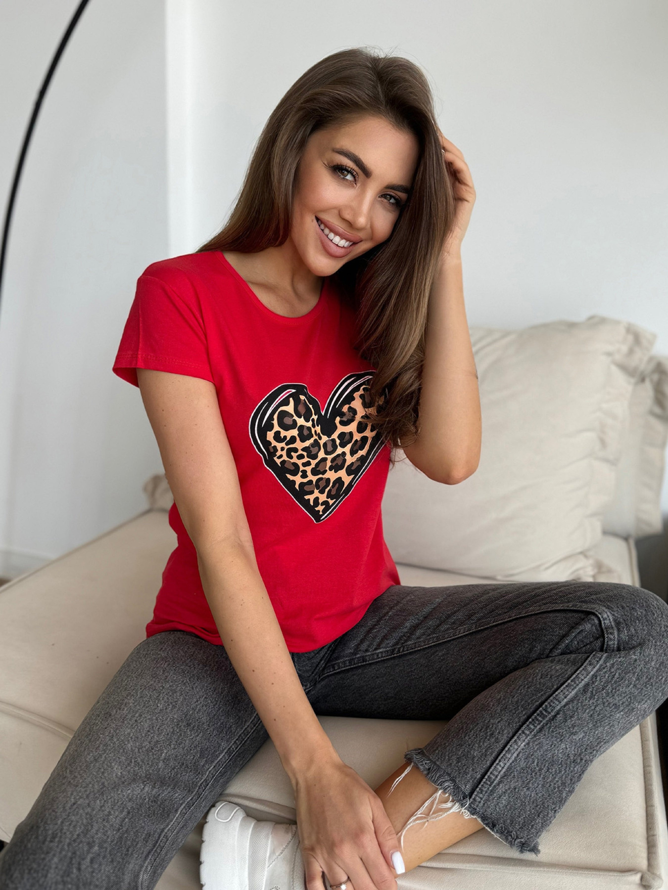 Футболка ISSA Plus модель WN20-622_красный Футболка ISSA Plus модель WN20-622_красный Фото