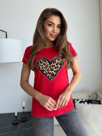 Футболка ISSA Plus модель WN20-622_красный Футболка ISSA Plus модель WN20-622_красный Фото