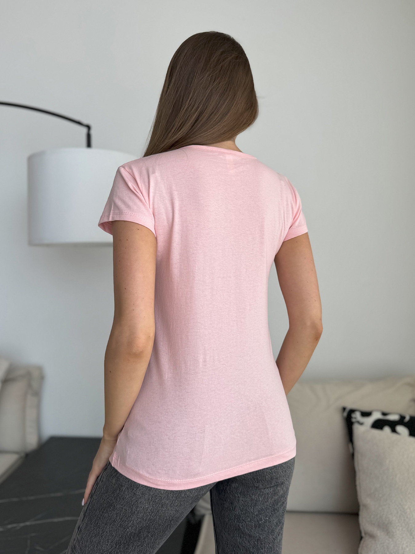 Футболка ISSA Plus модель WN20-622_розовый Фото