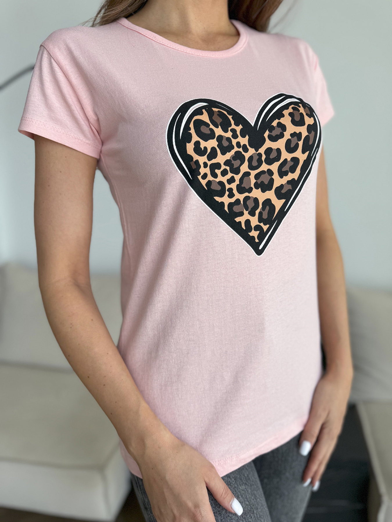 Футболка ISSA Plus модель WN20-622_розовый Фото