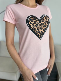 Футболка ISSA Plus модель WN20-622_розовый Фото