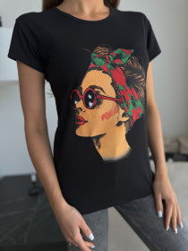 Футболка ISSA Plus модель WN20-623_черный Фото