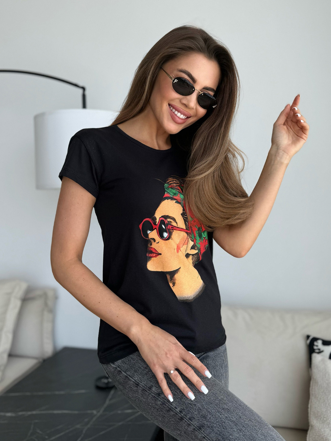 Футболка ISSA Plus модель WN20-623_черный Фото