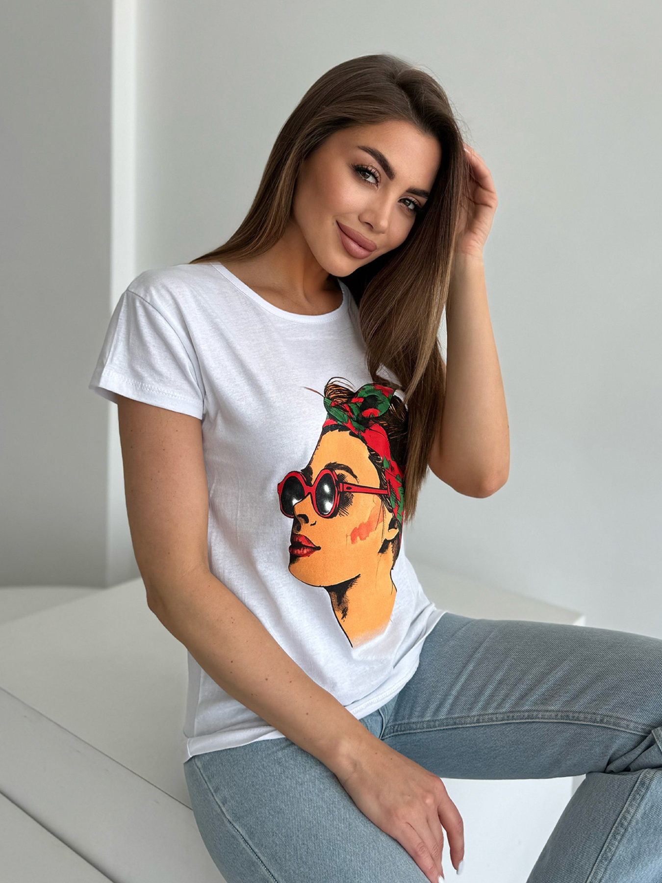 Футболка ISSA Plus модель WN20-623_белый Фото