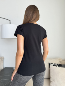 Футболка ISSA Plus модель WN20-624_черный Фото