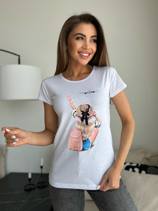 Футболка ISSA Plus модель WN20-624_белый Фото