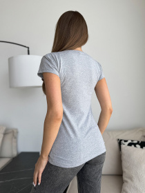 Футболка ISSA Plus модель WN20-624_серый Фото