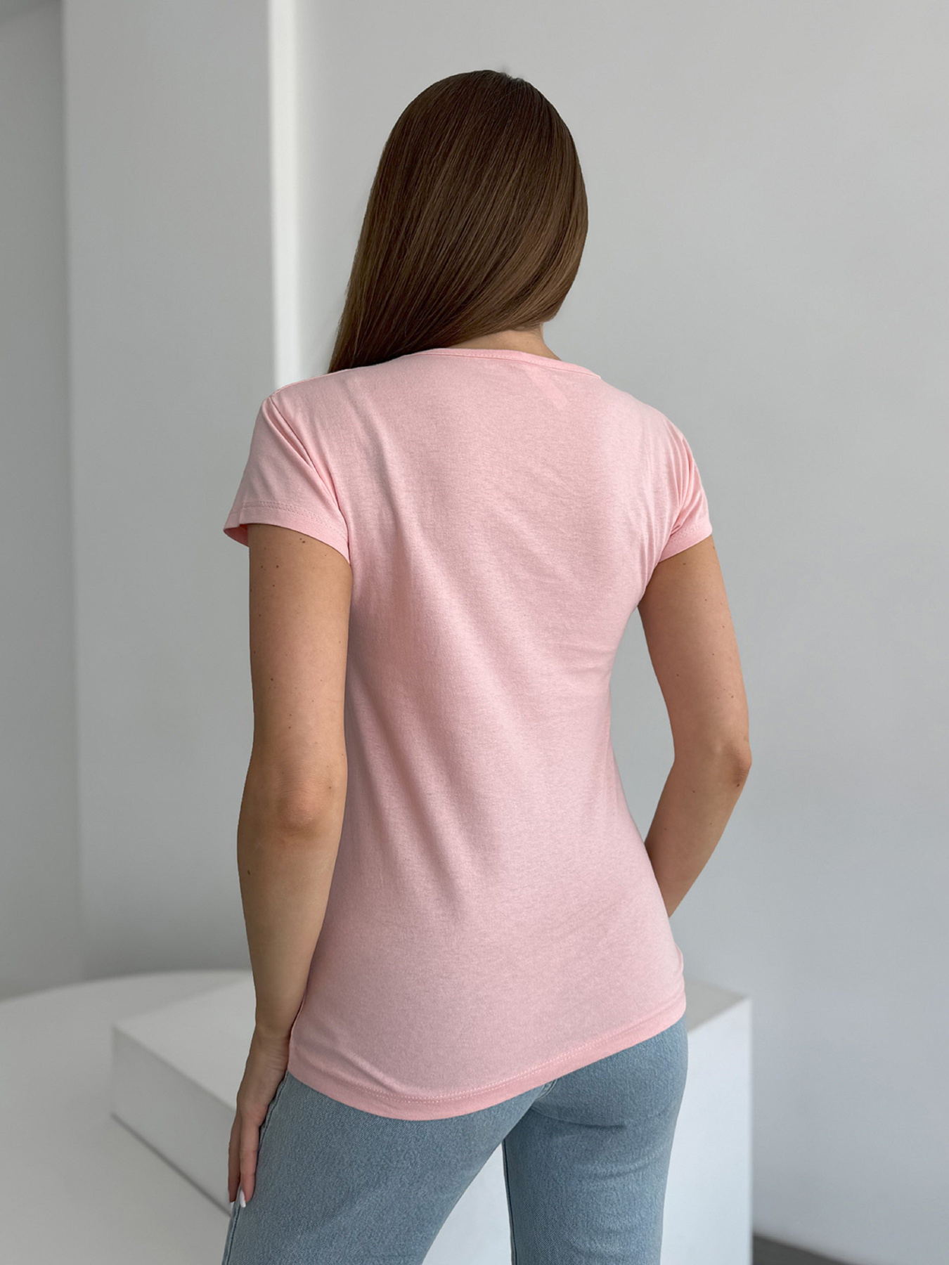 Футболка ISSA Plus модель WN20-624_розовый Фото
