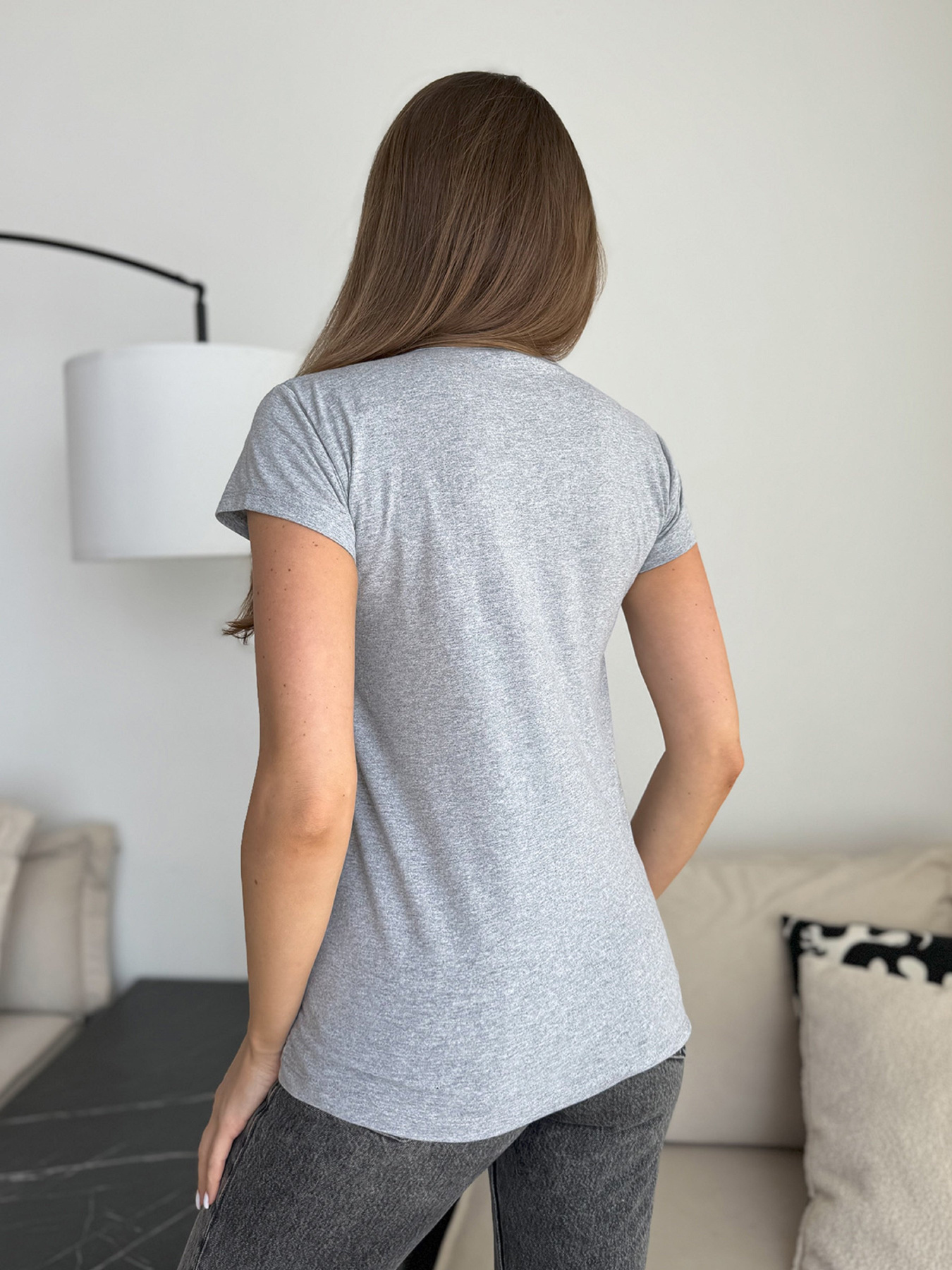 Футболка ISSA Plus модель WN20-625_серый Фото