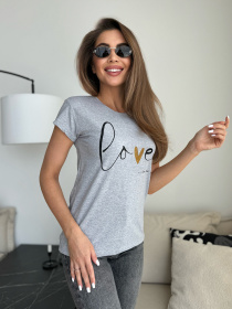 Футболка ISSA Plus модель WN20-625_серый Фото