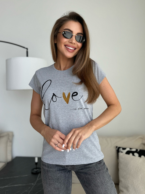 Футболка ISSA Plus модель WN20-625_серый Фото