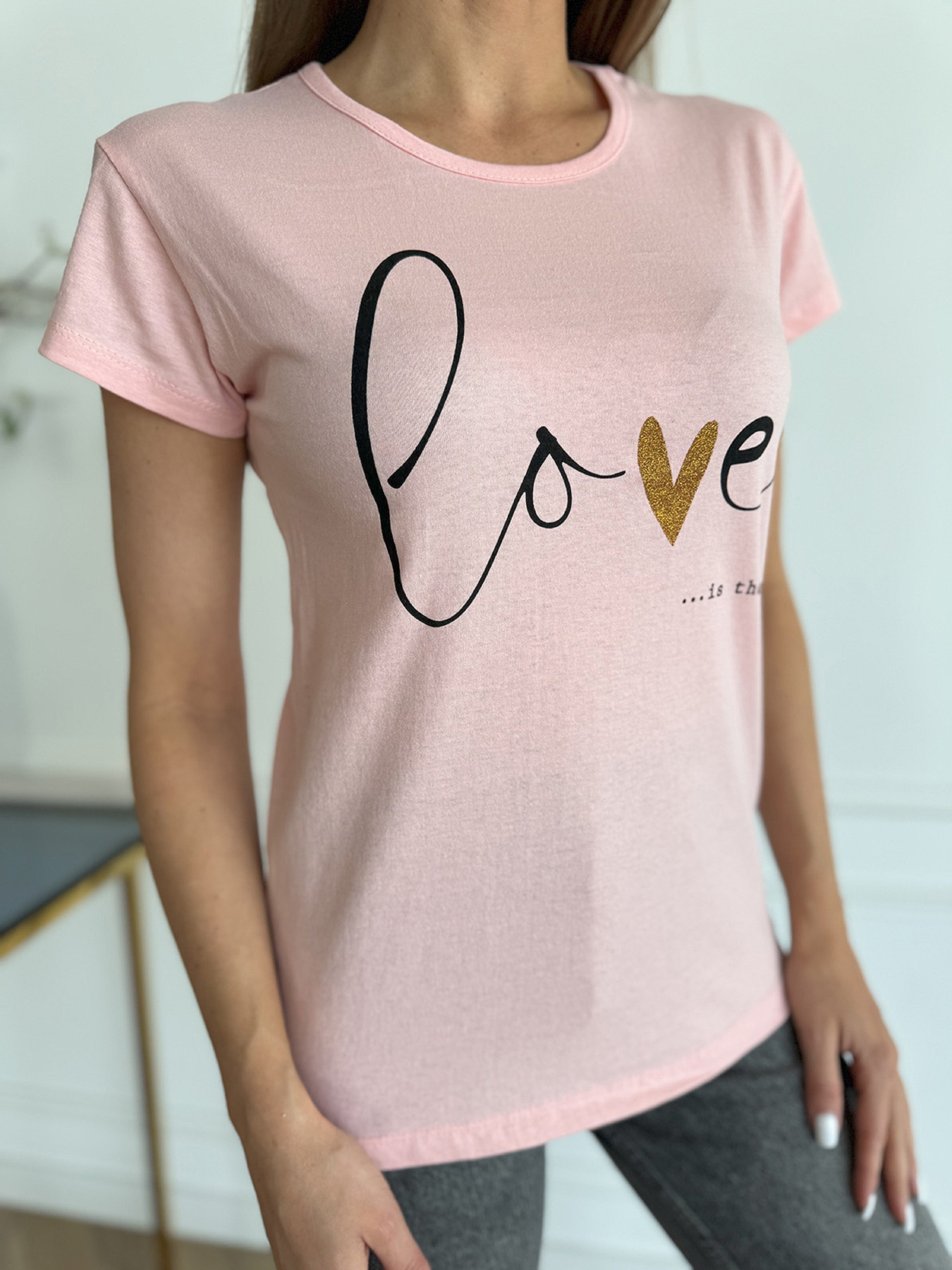 Футболка ISSA Plus модель WN20-625_розовый Фото