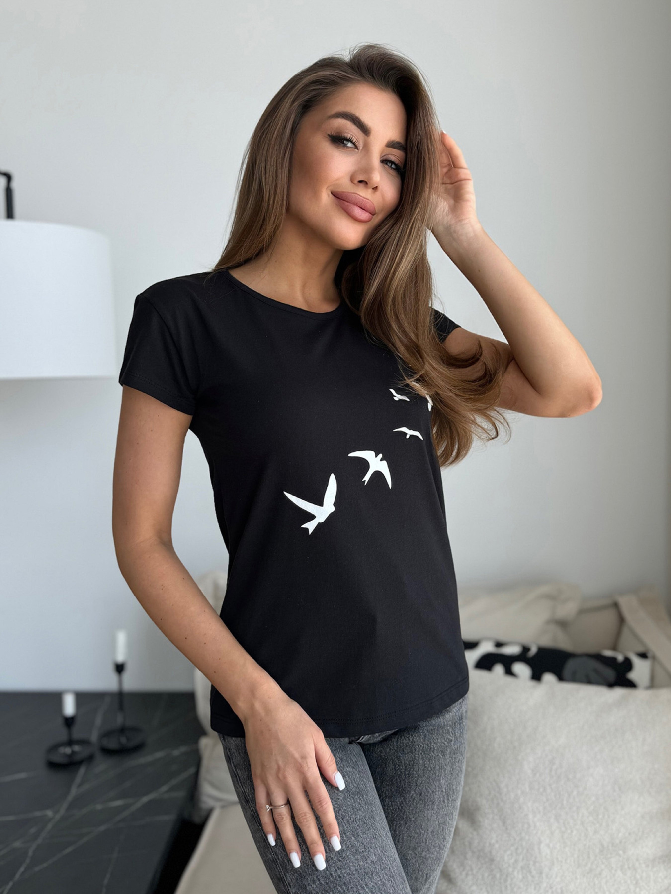 Футболка ISSA Plus модель WN20-627_черный Фото