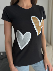 Футболка ISSA Plus модель WN20-628_черный Фото