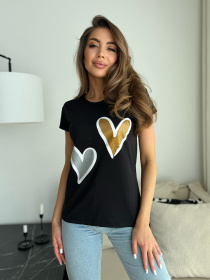 Футболка ISSA Plus модель WN20-628_черный Фото