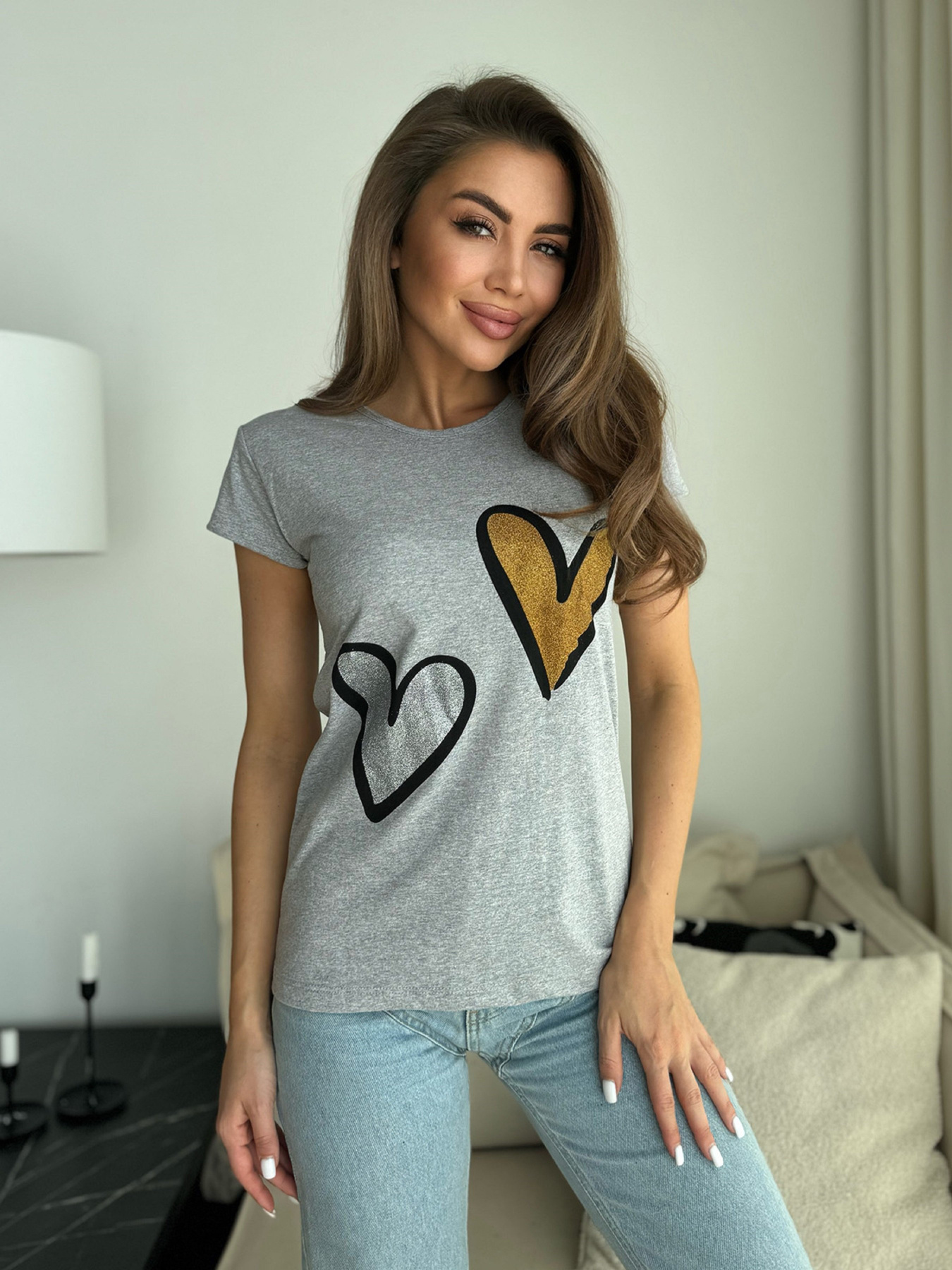 Футболка ISSA Plus модель WN20-628_серый Фото