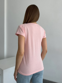 Футболка ISSA Plus модель WN20-629_розовый Фото