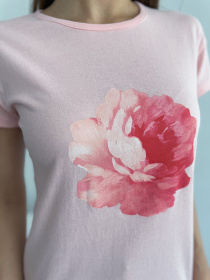 Футболка ISSA Plus модель WN20-629_розовый Фото